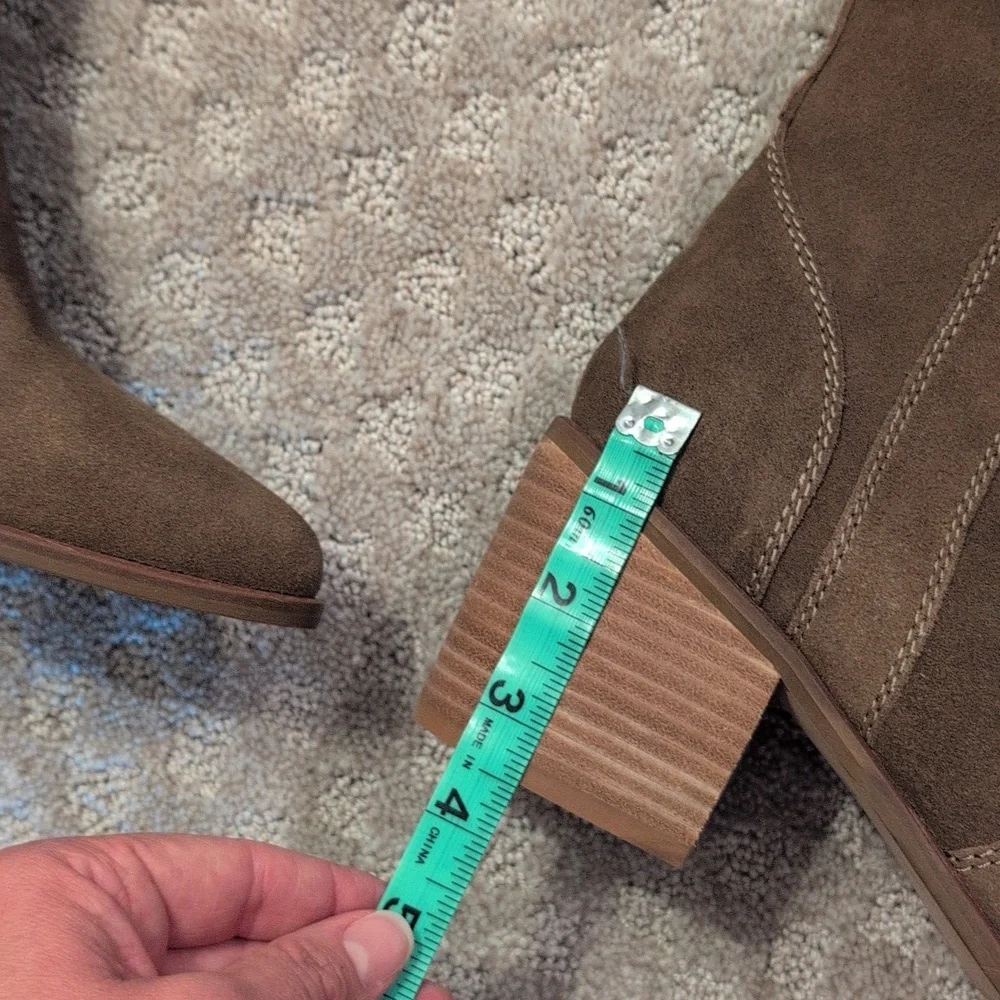Kelsi Dagger Brooklyn Echo  Suede  Tall Western Boots, Anthropologie - Picture 13 of 14